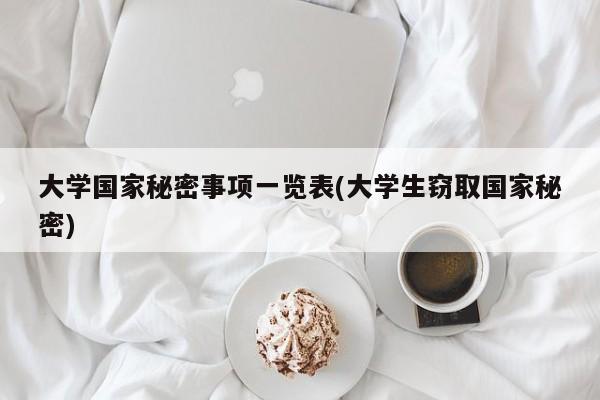 大学国家秘密事项一览表(大学生窃取国家秘密)